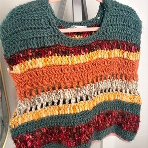 Zara Multicolor Textured Women's Sweater